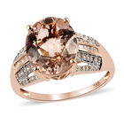 AAA Morganit und Diamant Ring 585 Roségold  ca. 5,03 ct image number 3