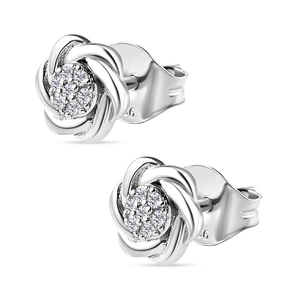 Wei&szlig;e Diamant-Ohrstecker - 0,10 ct. image number 4