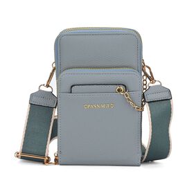 PASSAGE Crossbody Tasche, 18x6,5x11cm, Grau