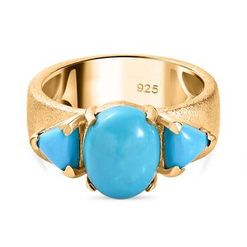 AA amerikanischer Sleeping Beauty T&uuml;rkis-Ring - 3,37 ct.