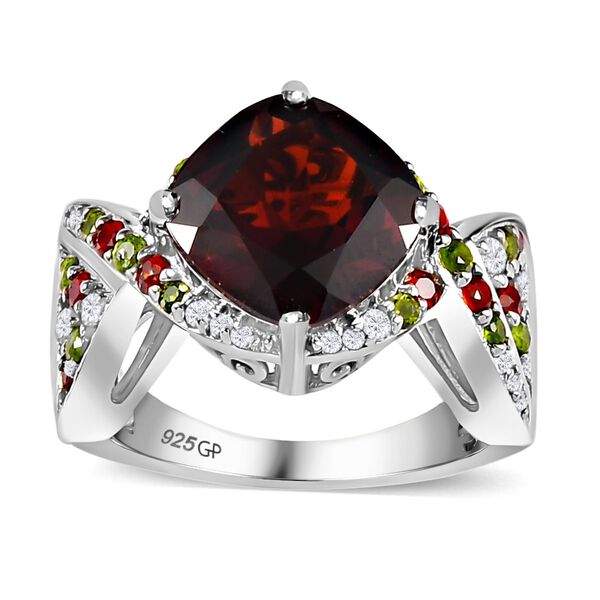 GP Italian Garden Kollektion - Mosambik Granat und Multi-Edelstein-Ring - 5,63 ct. image number 5