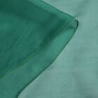 LA MAREY Solid chiffon 100% silk scarfMaterial:100% silk Size:110cm*180cmWeight : 50gColor: green image number 1