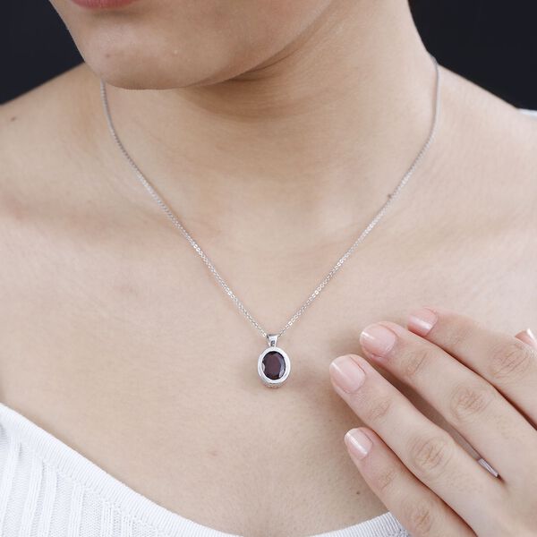 Mosambik Granat Anhänger - 2,95 ct. image number 3