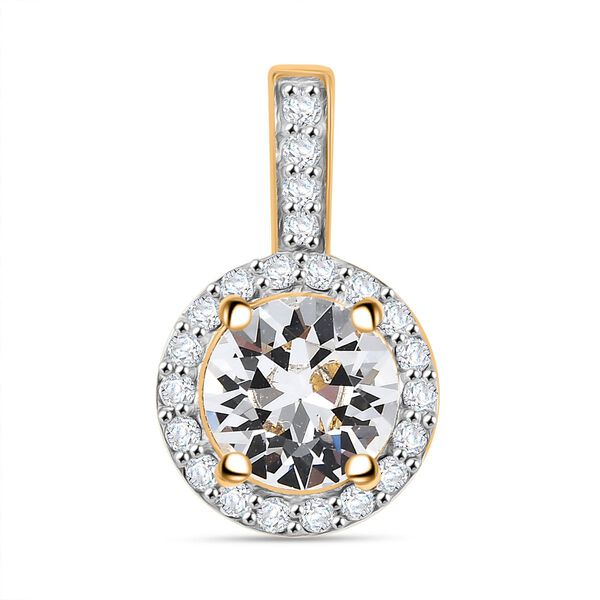 J Francis gefertigt mit SWAROVSKI- Swarovski Kristall Schmuckset, 925 Silber vergoldet image number 8