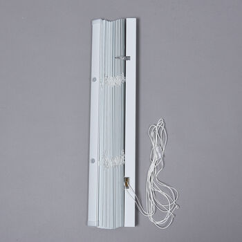 Klemmjalousie aus Aluminium, Gr&ouml;&szlig;e 70x130 cm, Wei&szlig;