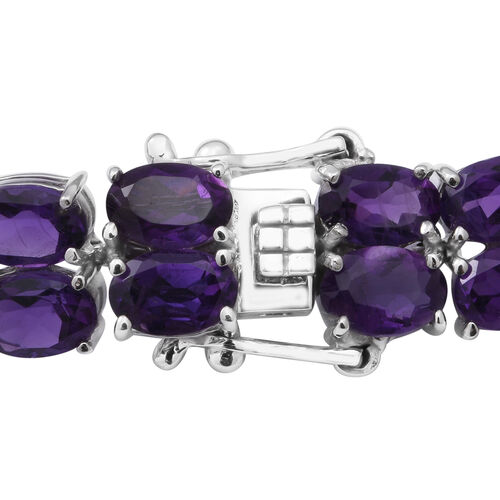 Afrikanisches Amethyst-Armband, 20 cm - 27,28 ct. image number 1