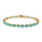 AAA Gemfields Smaragd Armband ca. 18.5 cm 585 Gelbgold ca. 9.45 ct