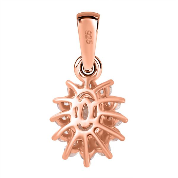 AA Morganit und wei&szlig;er Zirkon Anh&auml;nger, ca. 0,67 ct. image number 5