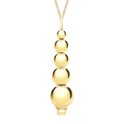CLOSE OUT DEAL Anhänger, 925 Silber Gelbgold Vermeil