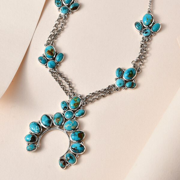 Sierra Nevada T&uuml;rkis 45cm Halskette - 15,81 ct. image number 1