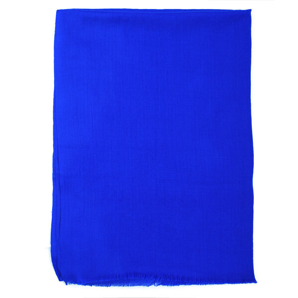 Cashmere Wool Scarf Blau image number 7