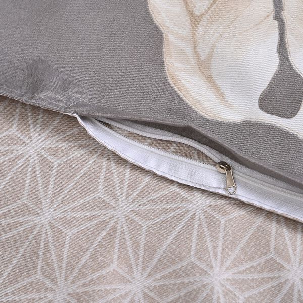 Bettwäsche-Set 6tlg. – Blumendesign, grau image number 12