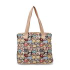 Vielseitige Tragetasche mit Teddybär-Muster, Weiches Polyester, praktische Fächer und  sichere Reißverschlussöffnung, 38x13x33?cm