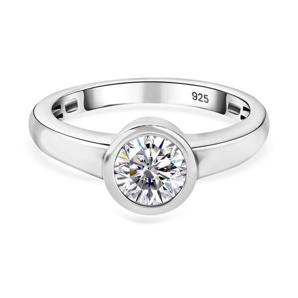 Moissanit Ring - 0,73 ct.
