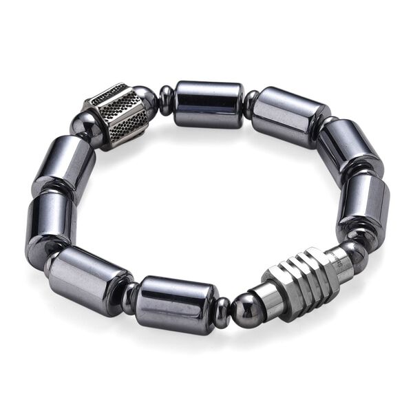 Terahertz Armband ca. 19 cm Reiner Edelstahl ca. 130,00 ct. image number 4