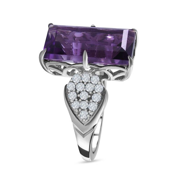 AA Lusaka Amethyst und Zirkon Ring - 7,39 ct. image number 2