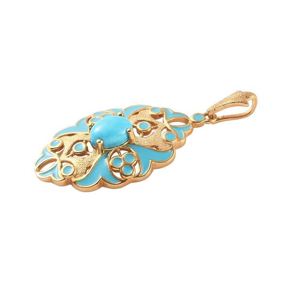 Natürlicher Sleeping Beauty Türkis-Anhänger - 1,05 ct. image number 3