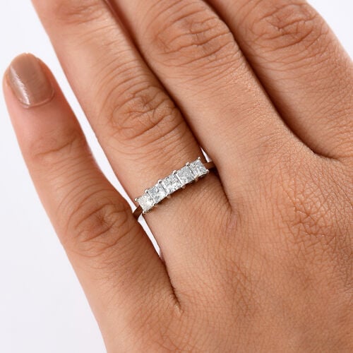 Lab Grown Diamant VS Ring 950 Platin (Größe 18.00) ca. 1,03 ct image number 3