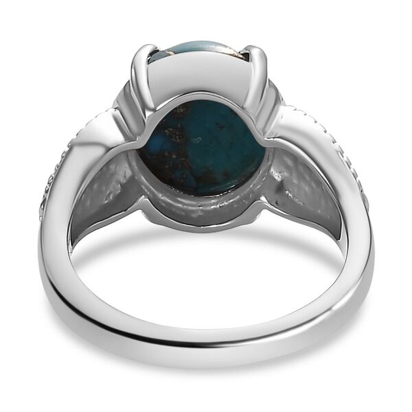 Blauer Mojave Türkis-Ring - 4,51 ct. image number 6