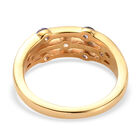 Tansanit Ring 925 Silber vergoldet  ca. 0,57 ct image number 5