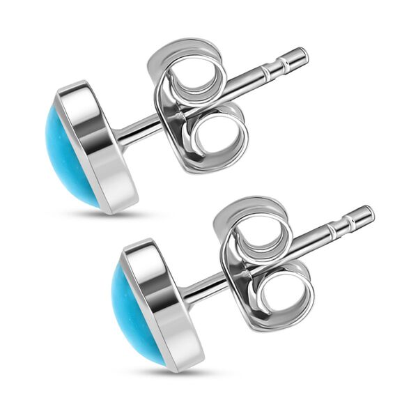 D'Joy AA Sleeping Beauty Türkis Ohrringe 925 Silber platiniert ca. 1.73 ct image number 5