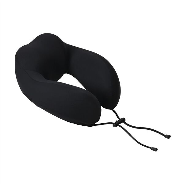 Reisekissen aus Memory-Schaum, mit verstellbarem Verschluss, 29x16x 25cm, Blau image number 2