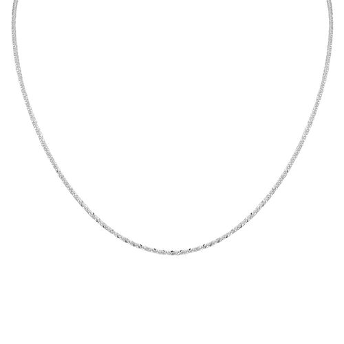 Italianische Funkelkette, ca. 45 cm, 925 Silber ca. 3,86g image number 0