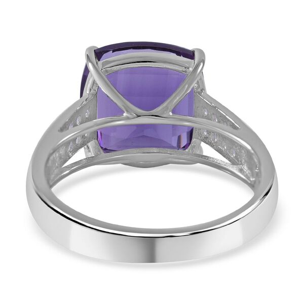 Lusaka Amethyst und Zirkon Cocktail Ring - 7,64 ct. image number 4