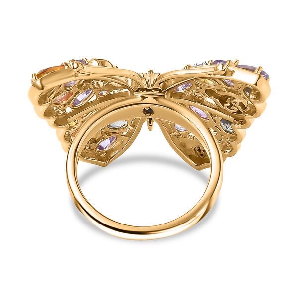 GP Trionfo Collection - Multi-Saphir und Zirkon-Ring - 5,76 ct. image number 8