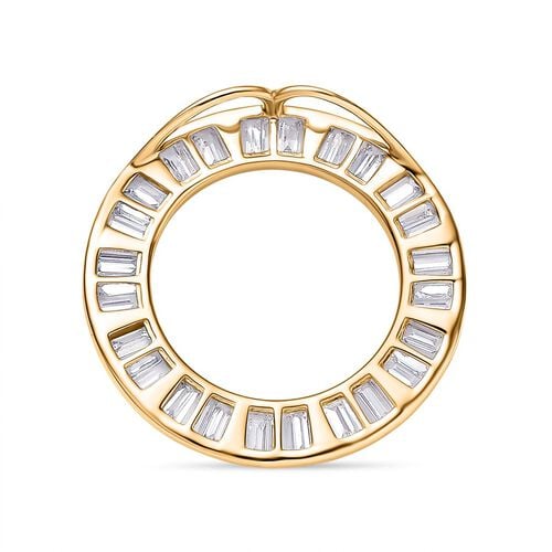Lab Grown Diamant VS Anhänger 585 Gold ca. 1,01 ct. image number 4