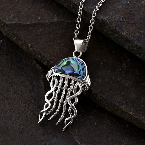 Royal Bali Kollektion - Abalone Muschel Creature Couture Anhänger - 0,80 ct. image number 1