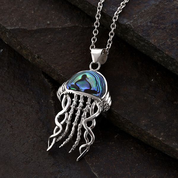 Royal Bali Kollektion - Abalone Muschel Creature Couture Anhänger - 0,80 ct. image number 1