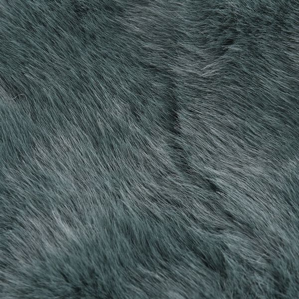 Damen Winterschal- und Hut-Set (2er-Pack) aus Kunstfell, Schwarzgr&uuml;n image number 5