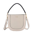 Hobo Tasche mit abnehmbarem Riemen, Größe 26x8x14 cm, Beige