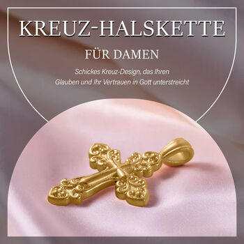 Kreuz Anh&auml;nger in 999 Gold