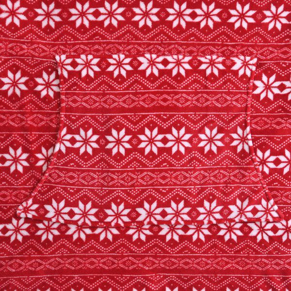 Flauschiger Flanell Hoodie mit großer Tasche image number 5