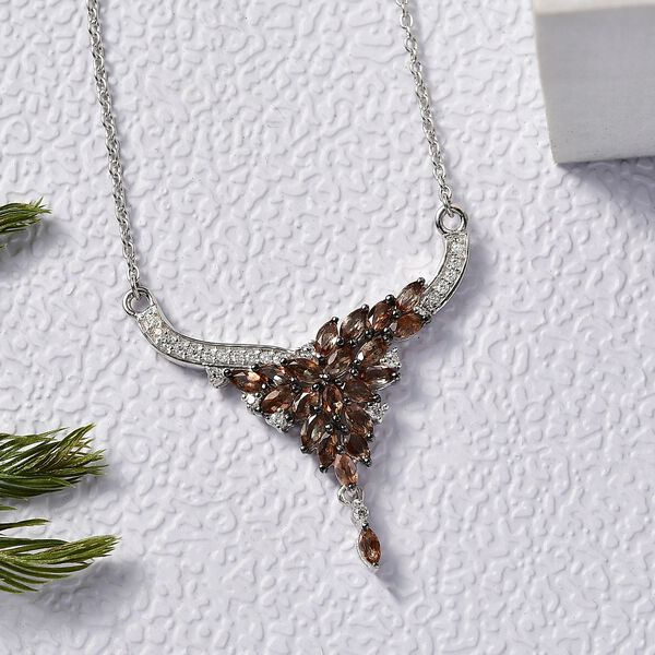 D'Joy AA Andalusit und Moissanit 45cm Halskette - 2,15 ct. image number 2