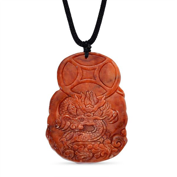 Rote Jade 70cm Halskette - 210 ct. image number 4