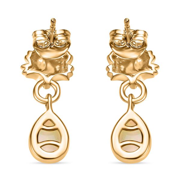 AA Natürliche, äthiopische Welo Opal Ohrringe - 0,80 ct. image number 4