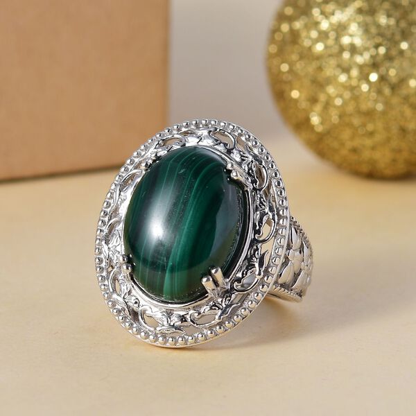 Malachit Ring - 15,54 ct. image number 2