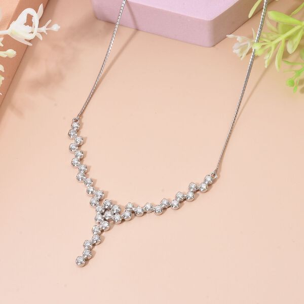 LUXURIANT SI-GH Labor Diamant Halskette, 45 cm - 1,48 ct. image number 1