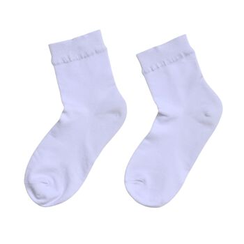 4 Paar Kn&ouml;chelsocken aus Baumwoll-Polyester, atmungsaktiv und elastisch, 26-28cm