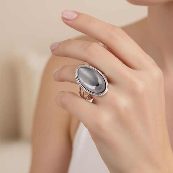 Terahertz Ring Nickelfreies Messing (Gr&ouml;&szlig;e 19.00) ca. 10,00 ct image number 3