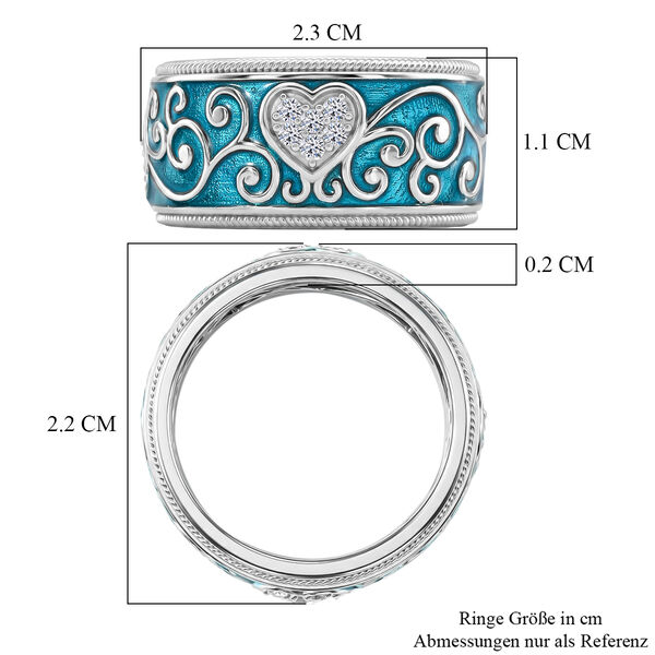 LUXURIANT DIAMOND - Lab Grown Diamant SI-GH Ring 925 Silber rhodiniert (Gr&ouml;&szlig;e 17.00) ca. 0,25 ct image number 6