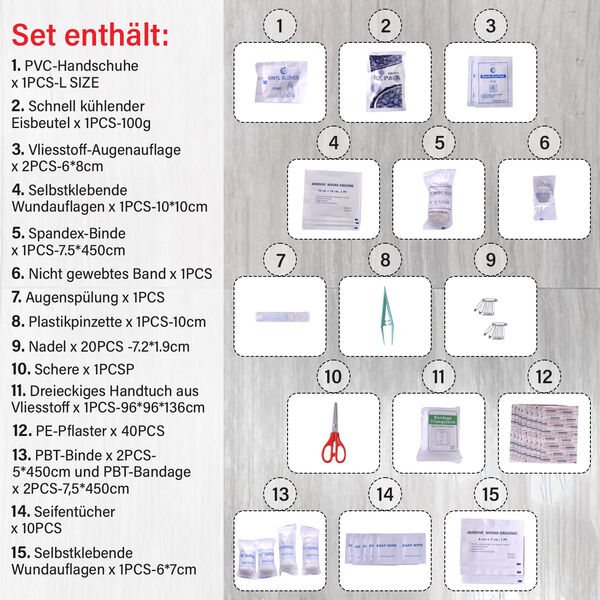 Kompaktes Erste-Hilfe-Set für alle Lebenslagen image number 3