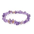 Afrikanischer Amethyst, Citrin Armband, flexibel, ca. 85.00 ct