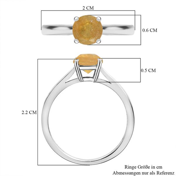 Gelber Saphir-Ring - 1 ct. image number 7