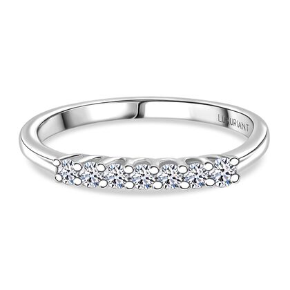 LUXURIANT DIAMOND - Lab Grown Diamant SI-GH Ring 925 Silber rhodiniert (Gr&ouml;&szlig;e 21.00) ca. 0.25 ct