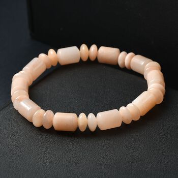 Flexibles Pfirsich-Aventurin Armband - 120 ct.