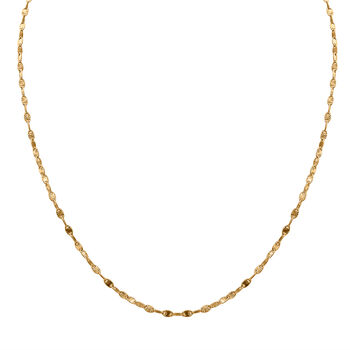 Valentino 925 Silber vergoldet Kette, ca. 45 cm